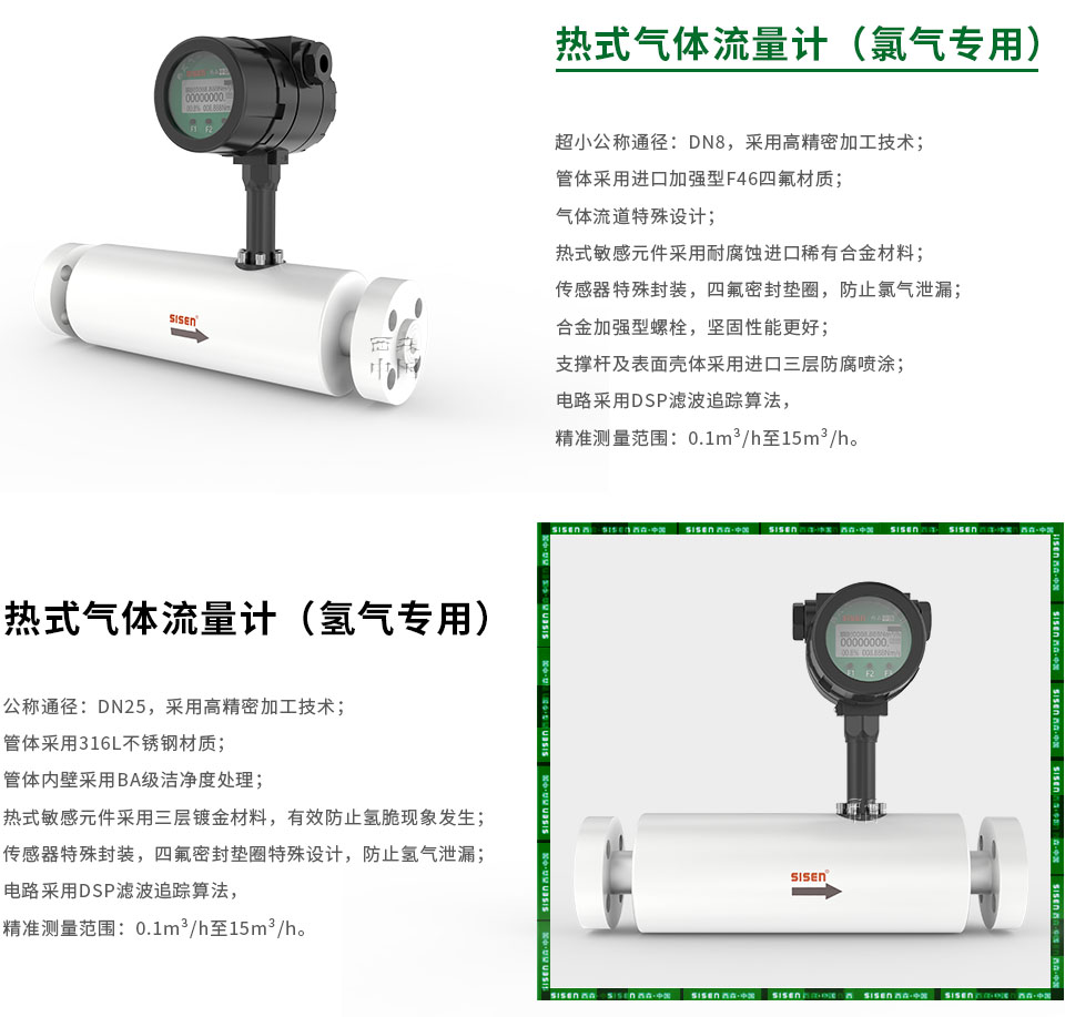 防腐型熱式氣體質(zhì)量流量計