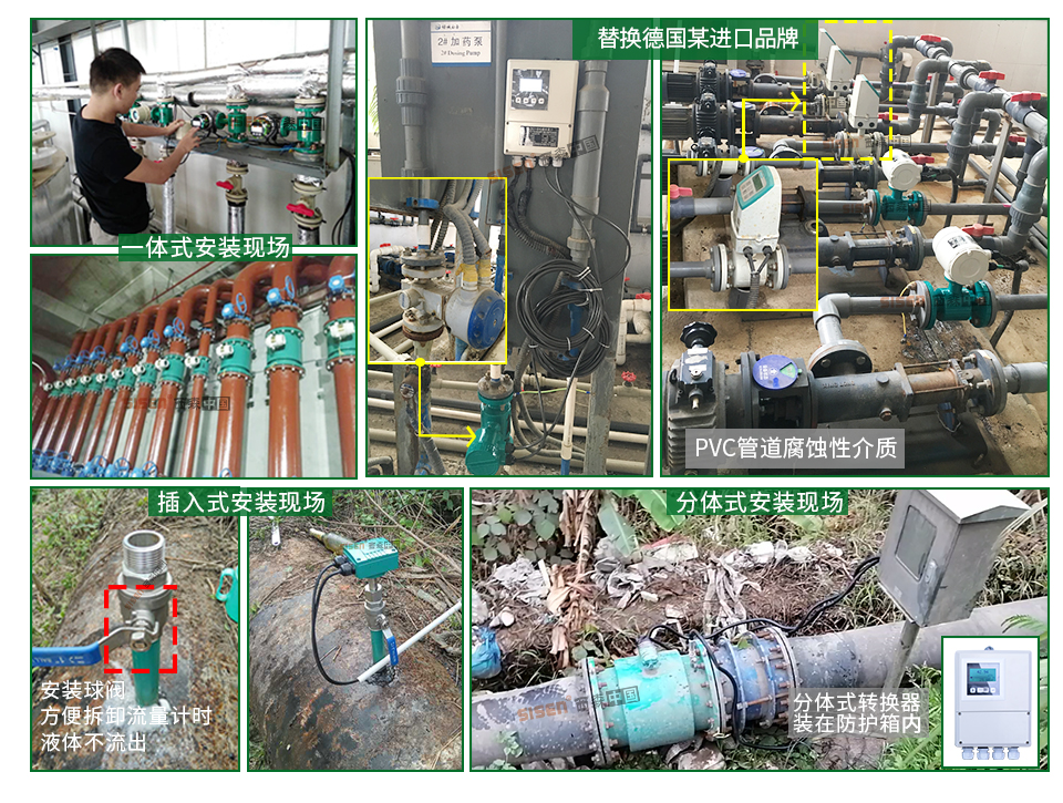 電磁流量計應用現(xiàn)場
